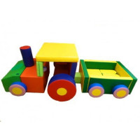 М'який конструктор-трансформер Трактор 